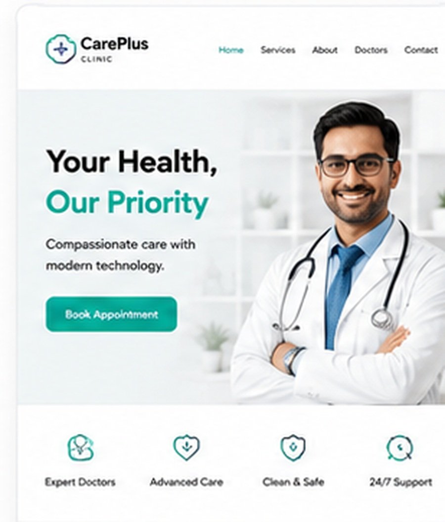 Doctor / Clinic Website Demo