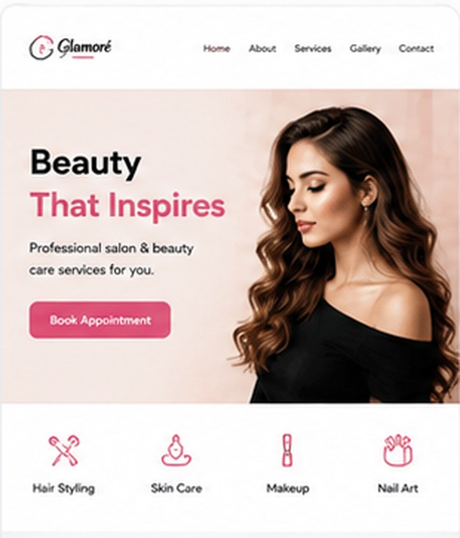 Salon & Beauty Website Demo